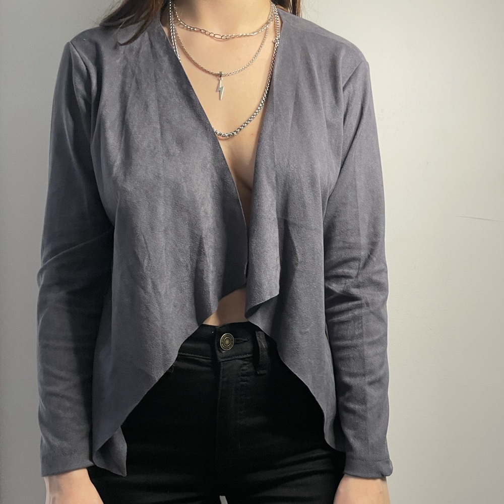 Blue Suede Blazer